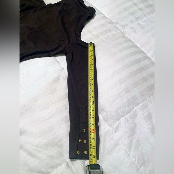 Vertigo, M women’s off the shoulder cut out/ long sleeve faux suede brown top - Picture 7 of 13